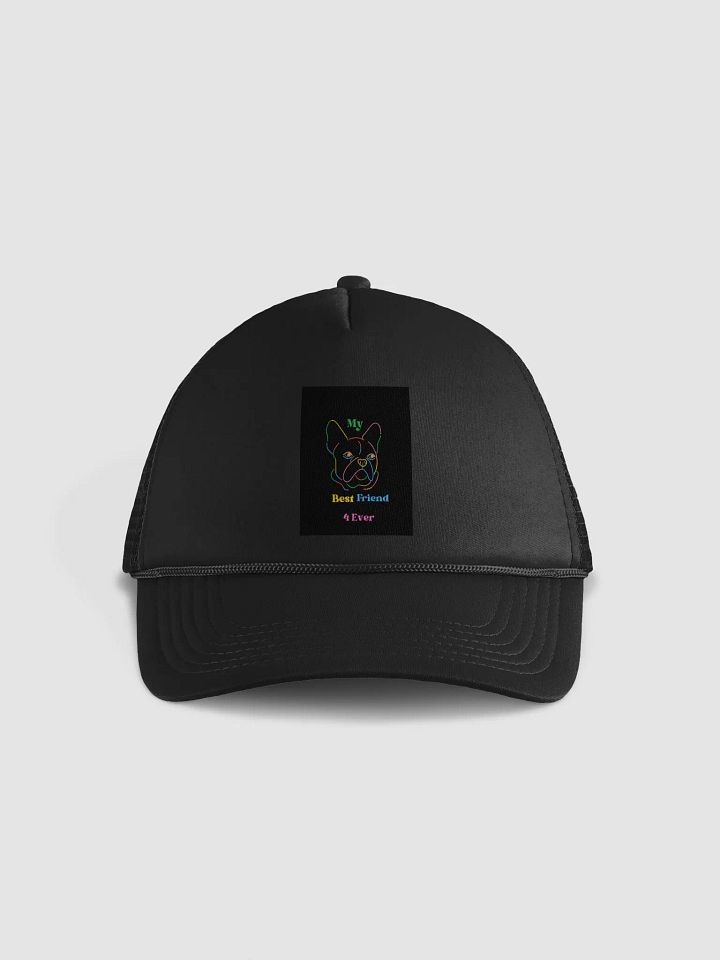 Neon Frenchie Best Friend Trucker Hat product image (1)