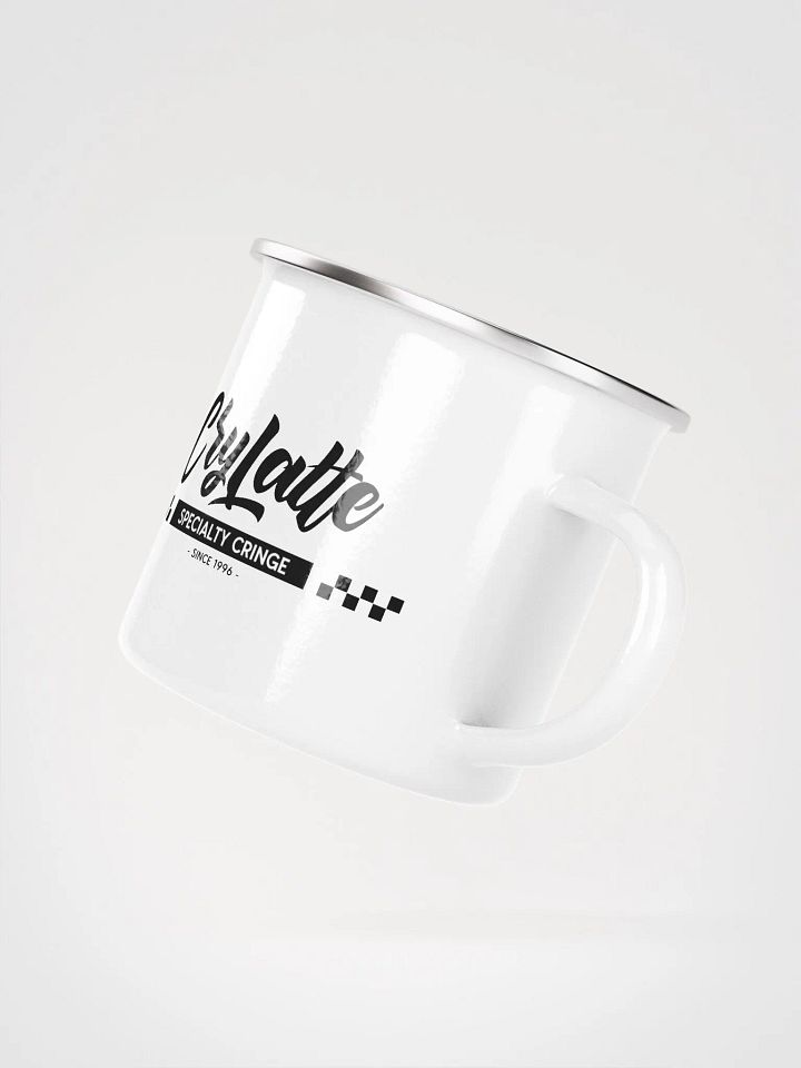 Checkered Design Enamel Mug product image (2)