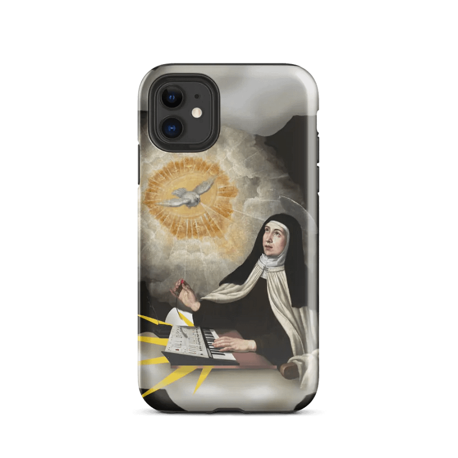 Santa Teresa de Odyssey by Frank Fonik, Techno EDM Tough Case for iPhone® product image (2)