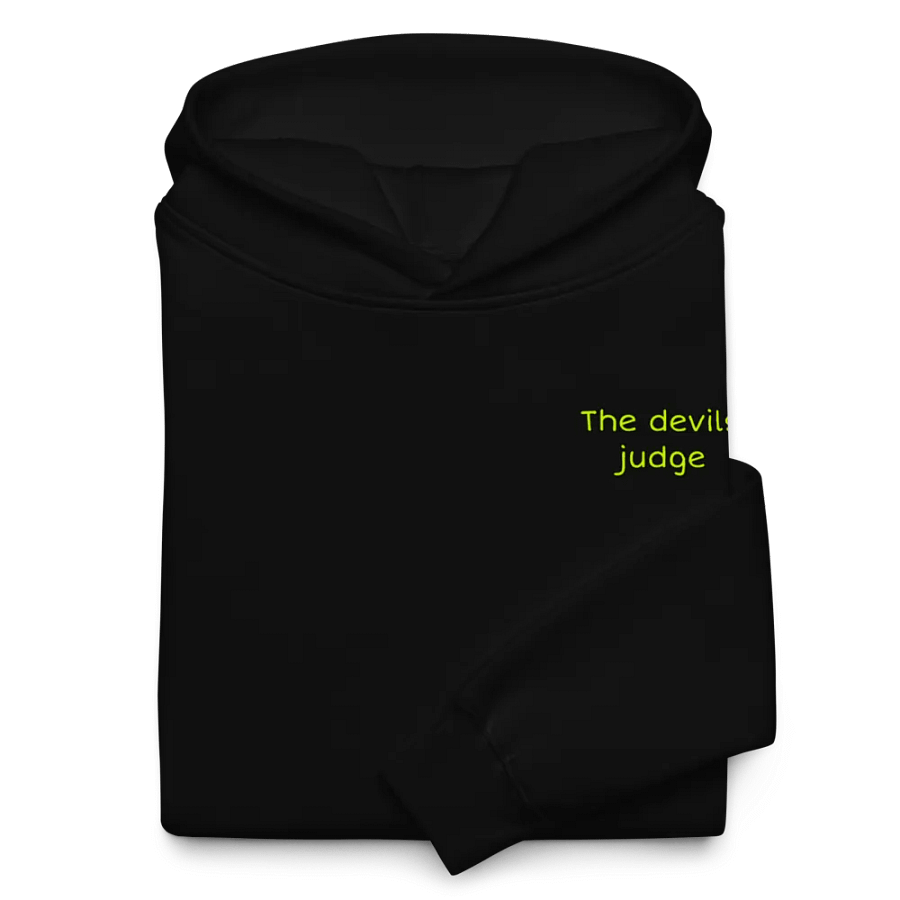 black and green the devils judge hoodie product image (10)
