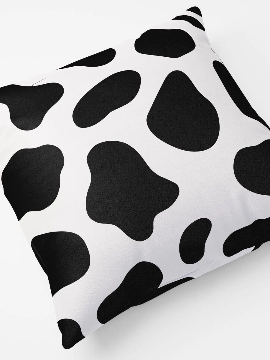 Black Spots Pattern on White Background Pillow product image (4)
