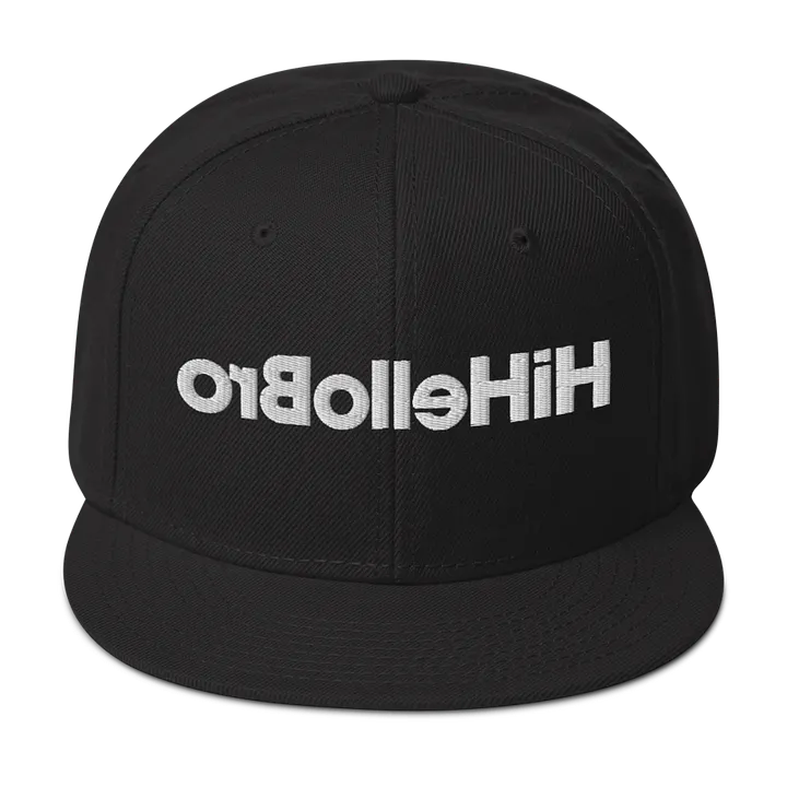 HiHelloBro BACKWARDS bro hat product image (1)