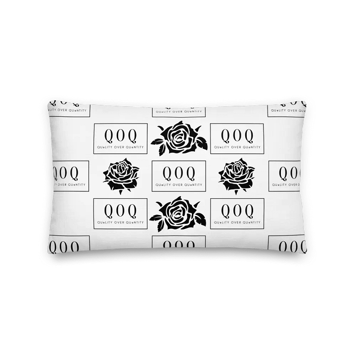 QoQ Rose Pillow (Black&White) product image (1)