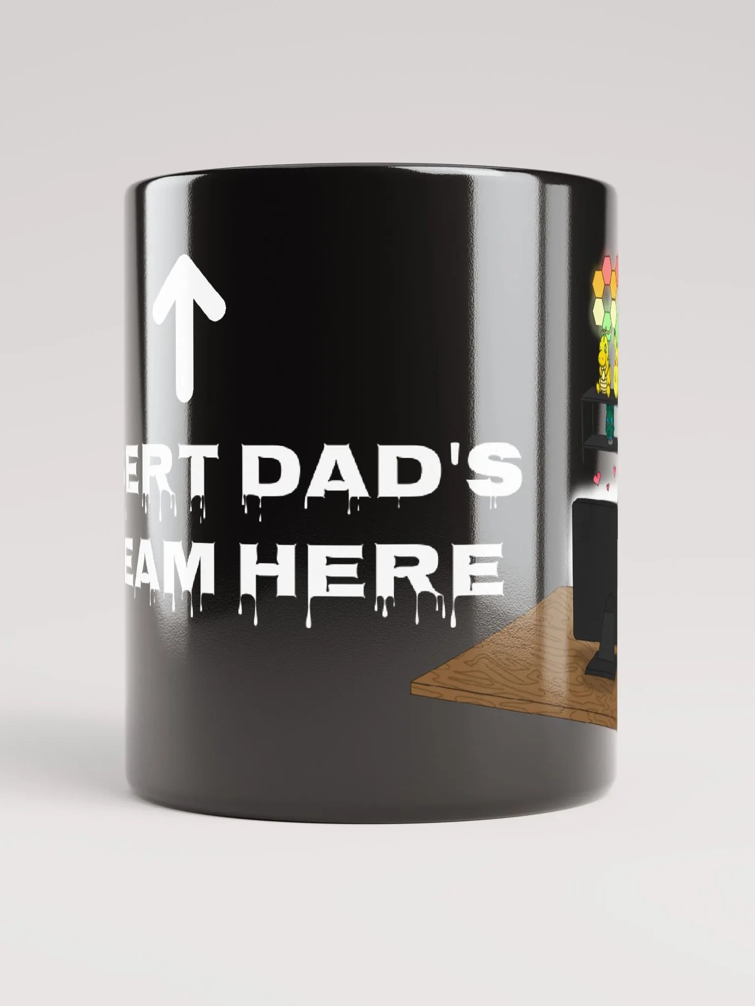 Creamy Morning Treat 11oz Black Mug product image (5)