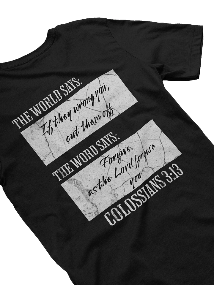 YHWH - Word vs World Slim Fit T shirt "Forgiveness" product image (1)