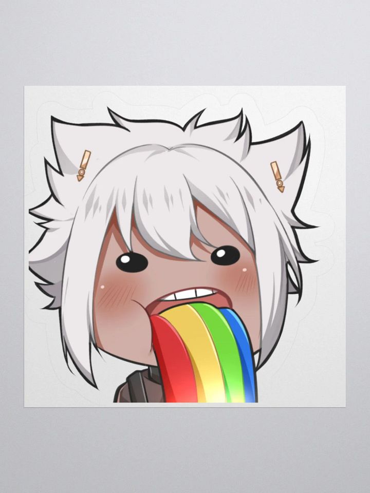 Bellyr Adsala "Rainbow Vomit" Kiss-Cut Sticker product image (2)