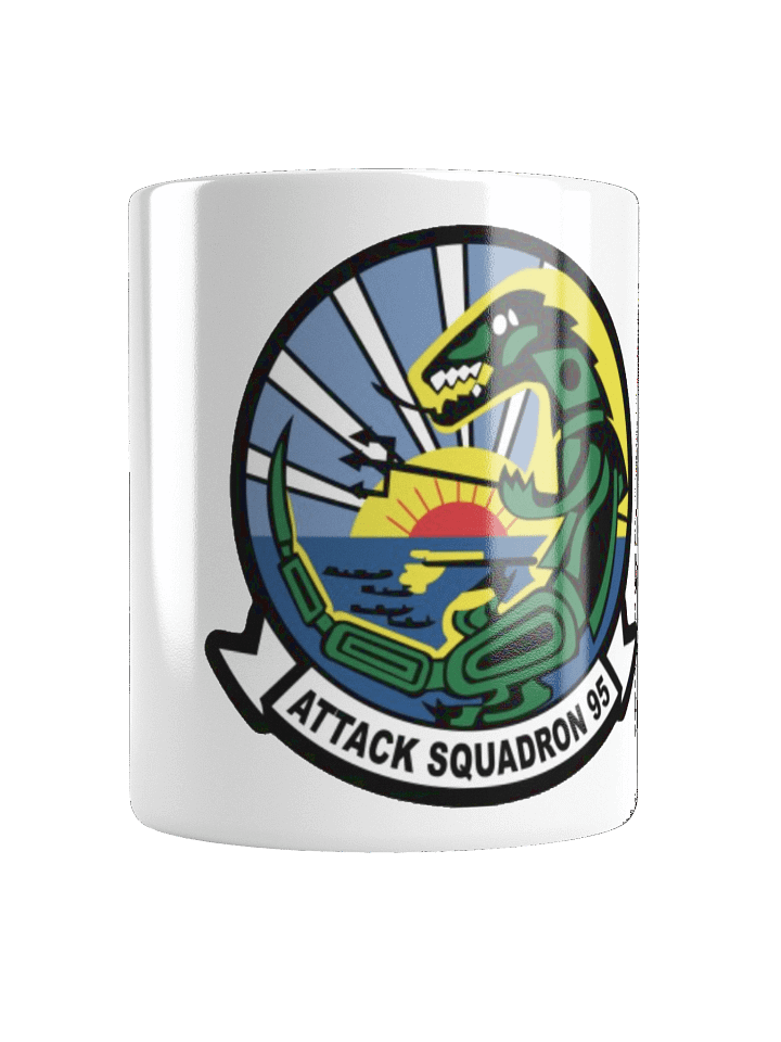 "Green Lizard" White Glossy Mug product image (1)