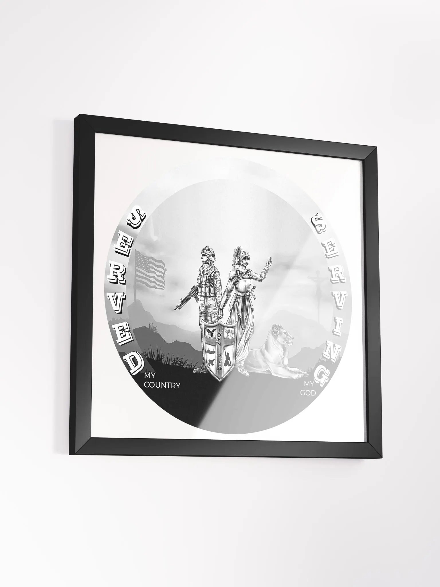 Wall Art Served/Serving (Spirit of D'Vorah) product image (2)