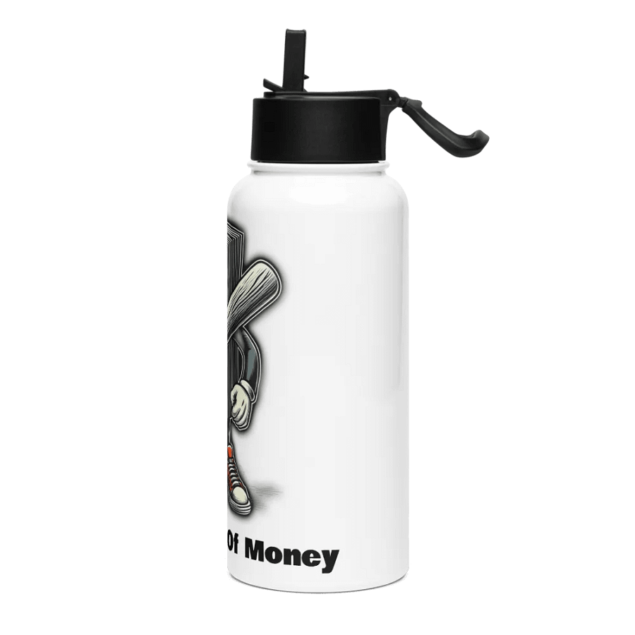 The Power Of Money Water Bottle w/ Built In Straw product image (2)