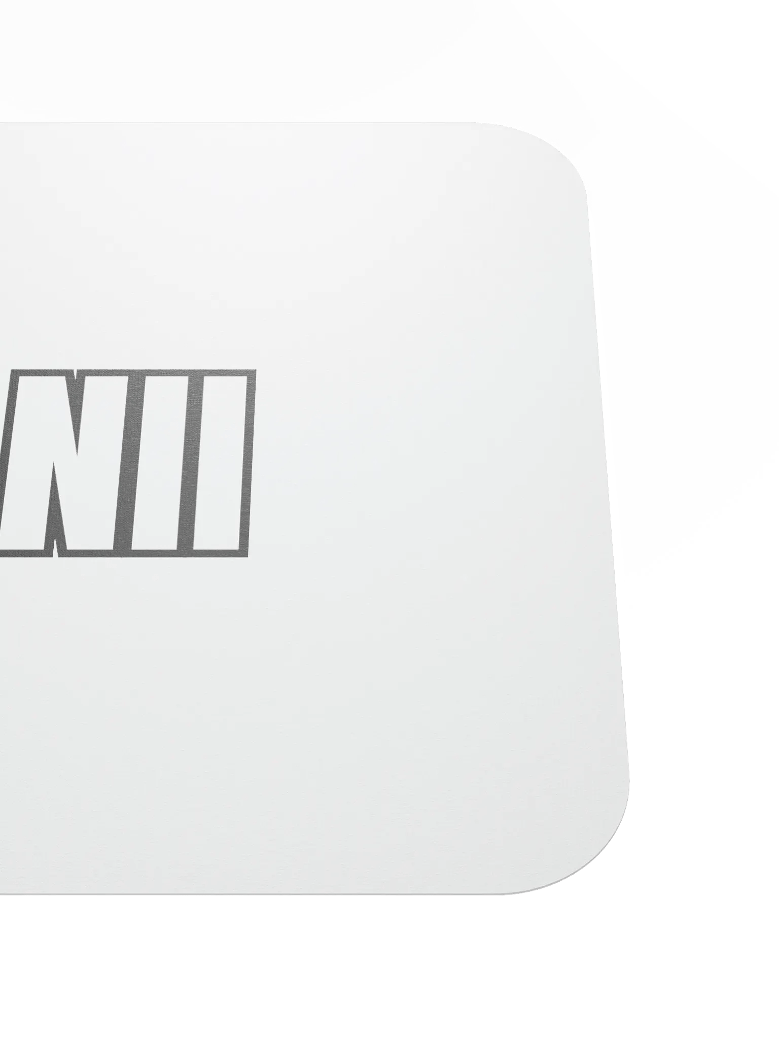 DANII WHITE BLACK MOUSE PAD product image (5)