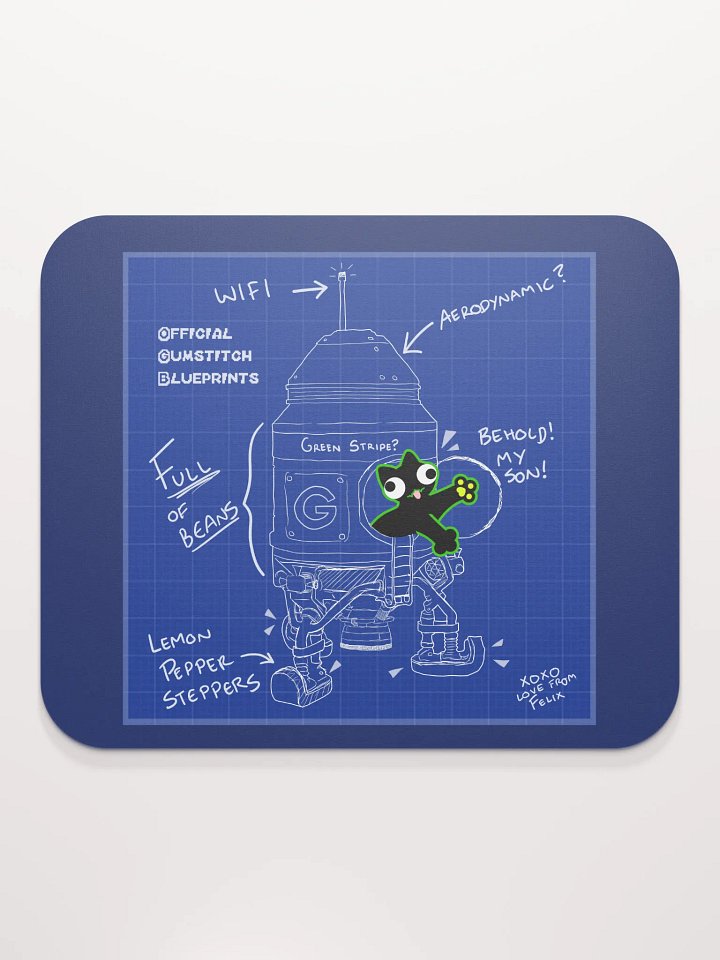 Mousepad - DerpCat II Rocket Blueprint product image (2)