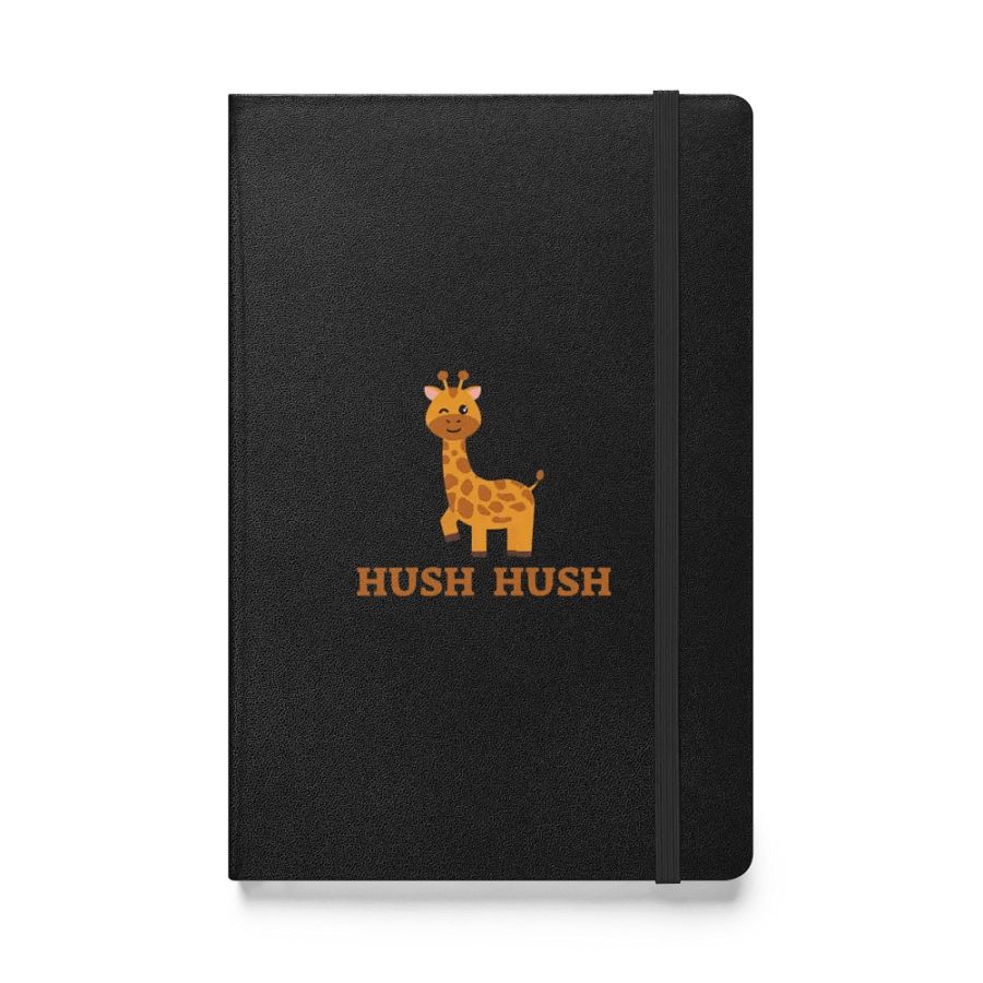 Hardcover Bound Notebook | JournalBook HUSH HUSH product image (1)