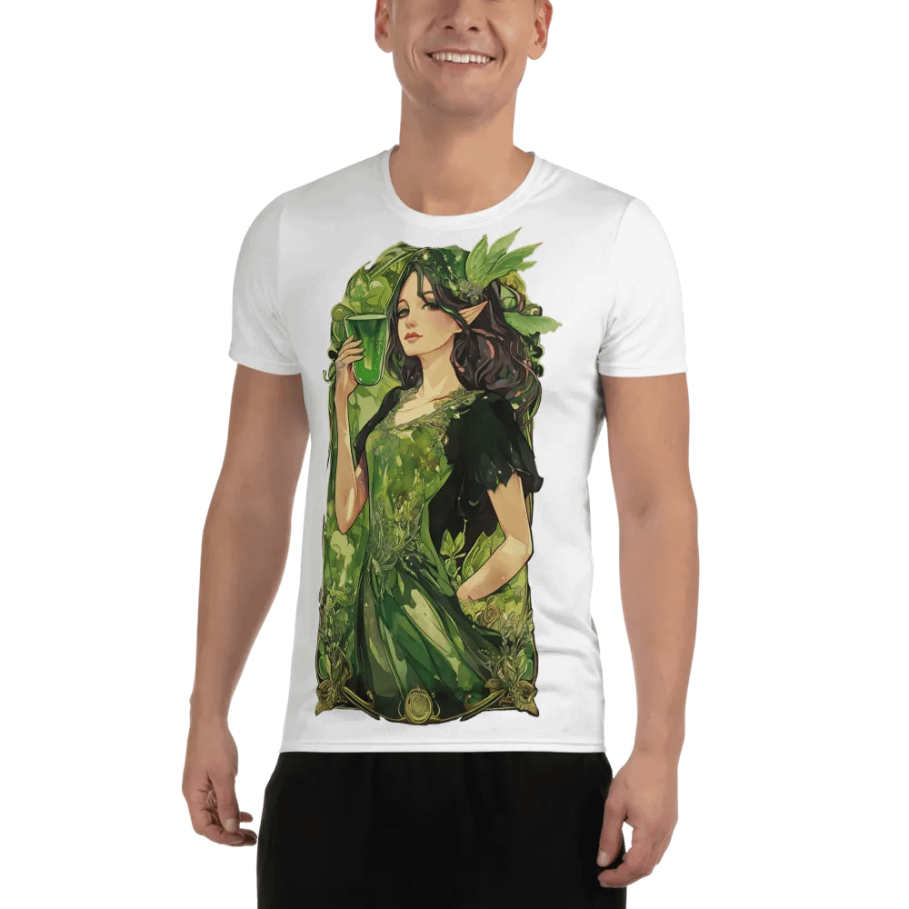 The Green Fairy - Large-print T-shirt product image (3)