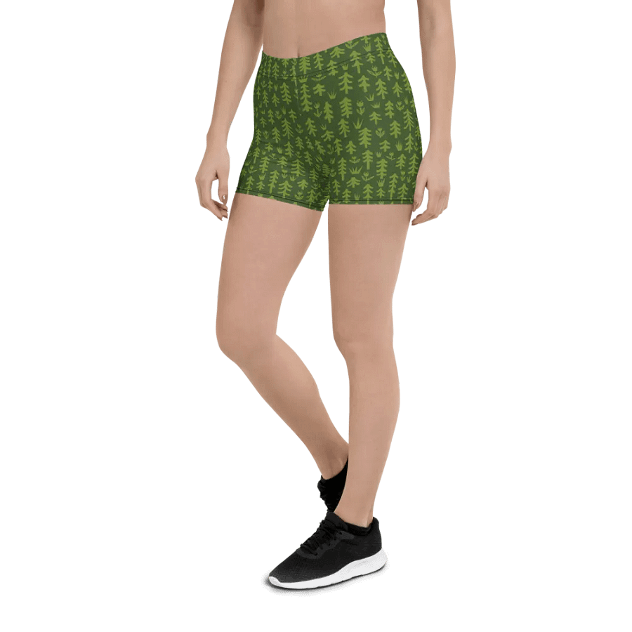 More Trees Please Bike Shorts - Green product image (6)