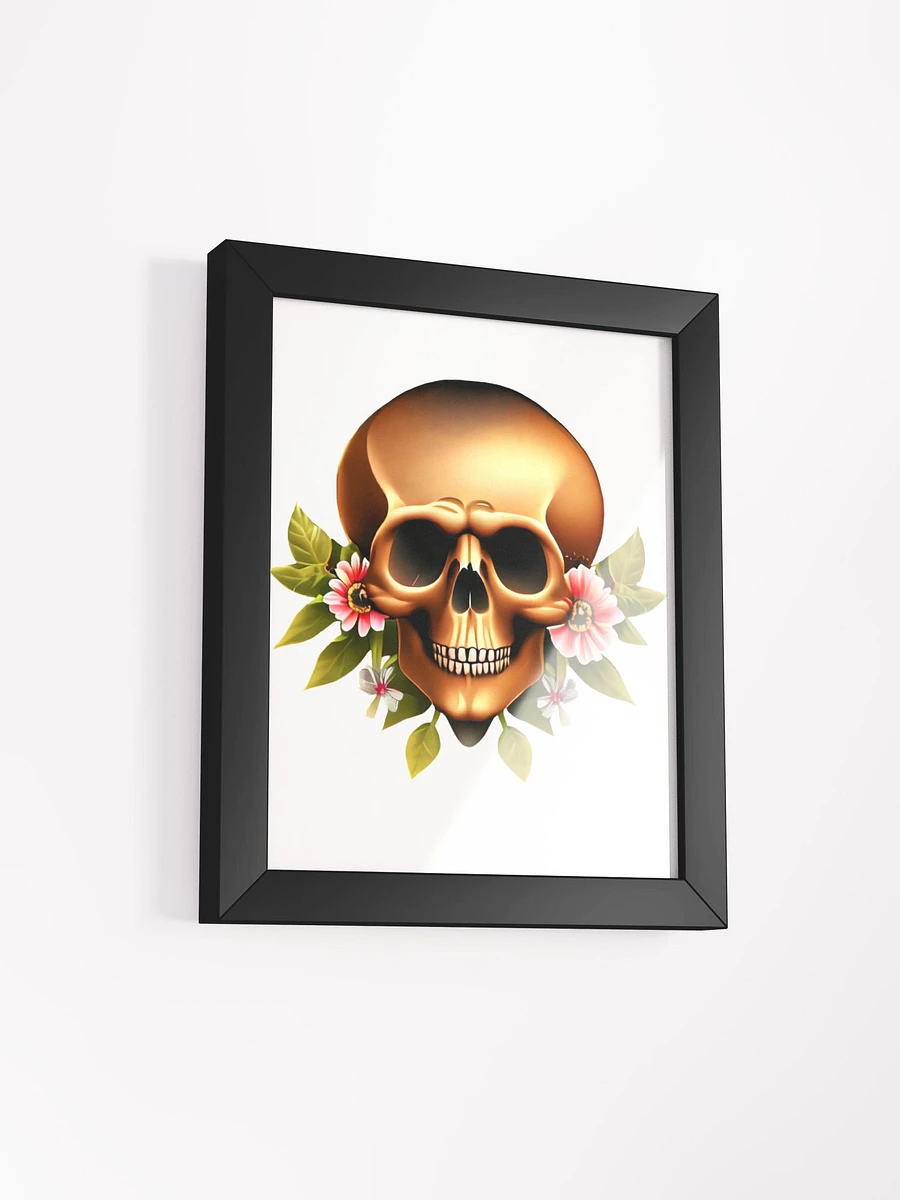 Skull with Nice Flowers Skull, skulls, skull art design, skeleton, skull and bones, scary, skull tattoo, artistic skull, human skull, dark skull, bones, Halloween, flowers product image (38)