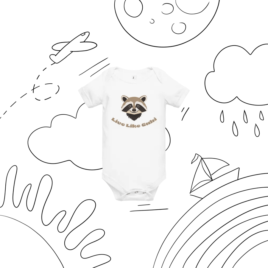 Happy Raccoon Baby Onesie product image (6)