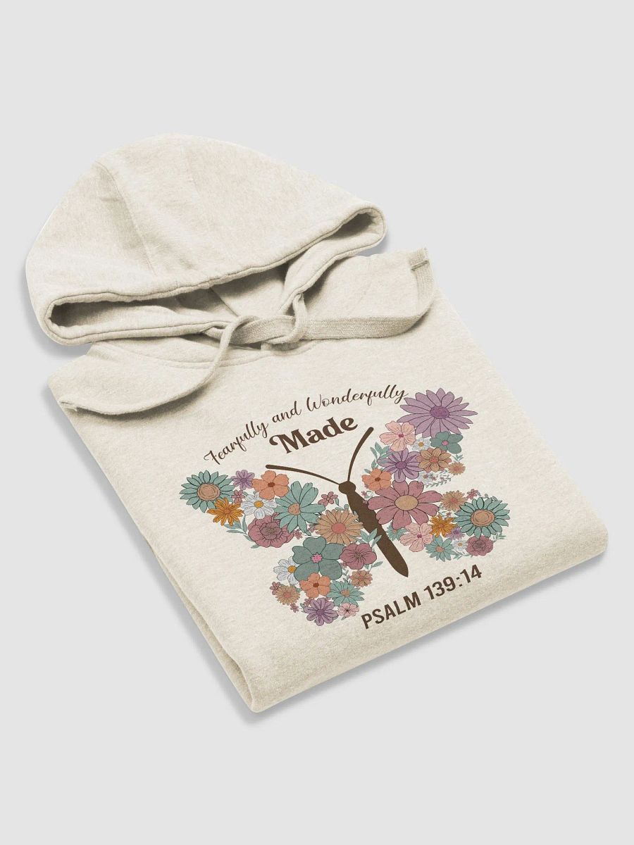 Fearfully & Wonderfully Made - Psalm 139:14 Unisex Premium Hoodie product image (5)