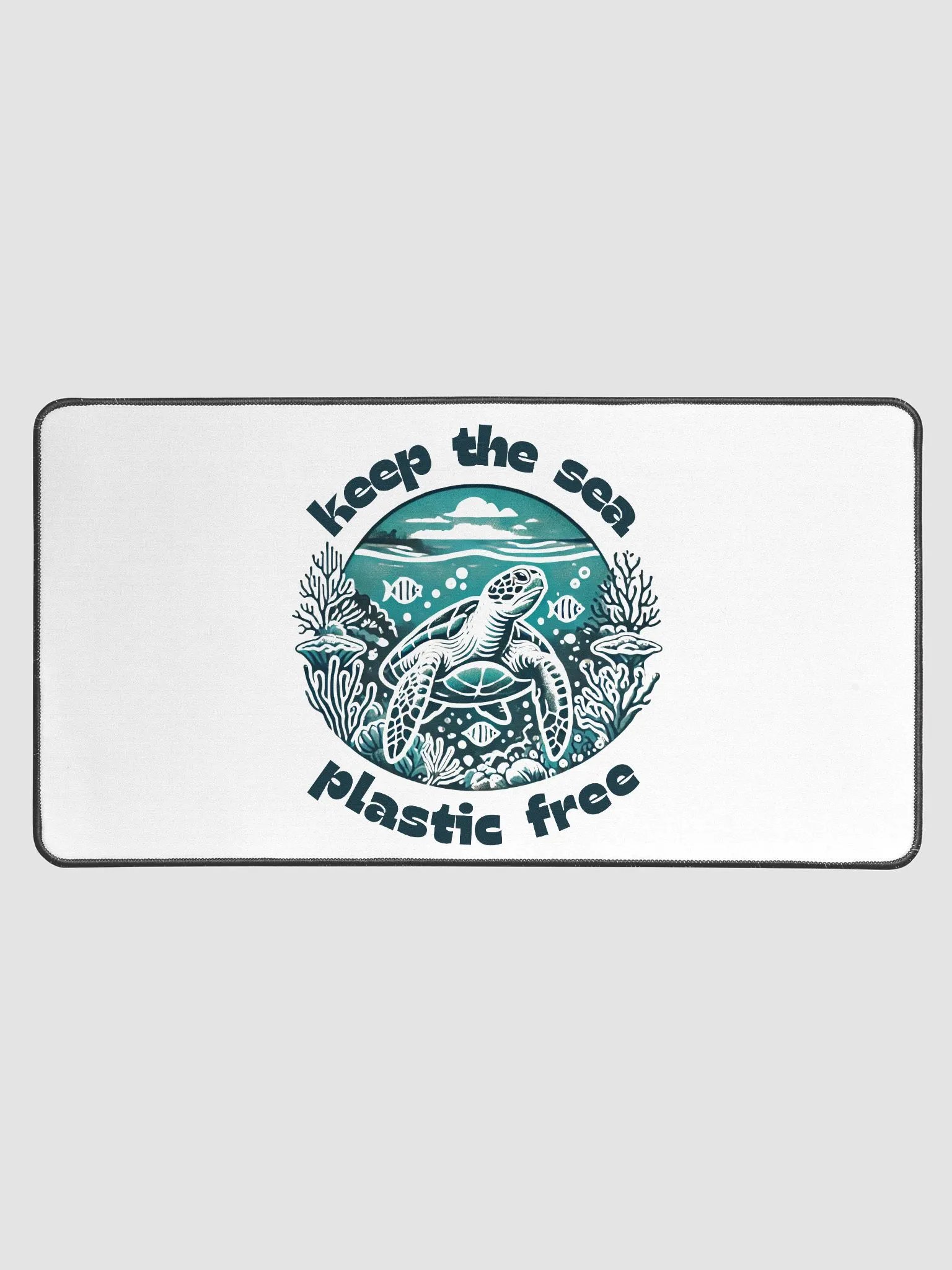 keep the sea plastic free Desk Mat product image (1)