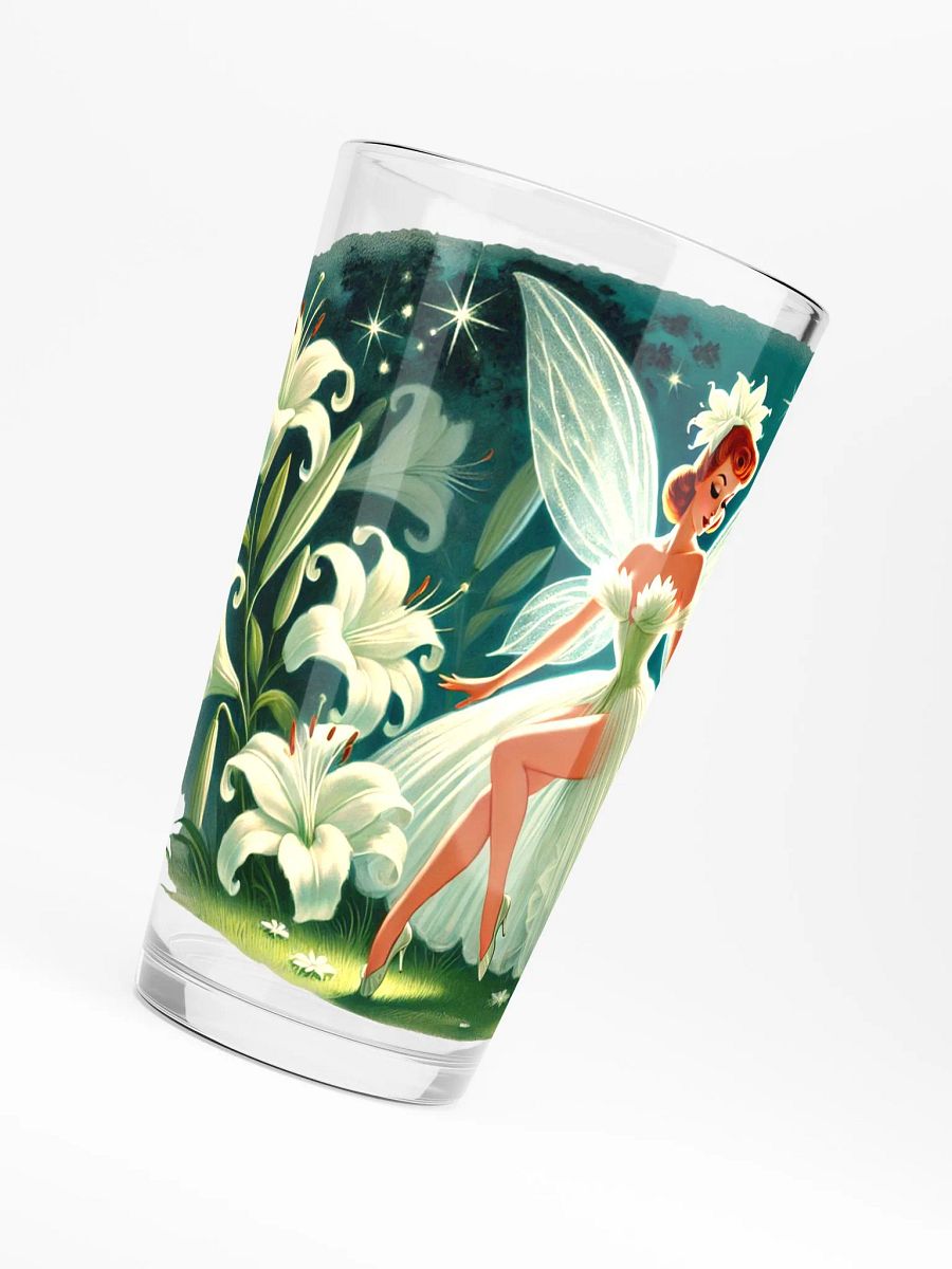 Enchanted Lily Fairy 16 oz Glass - Fairytale Glassware product image (6)