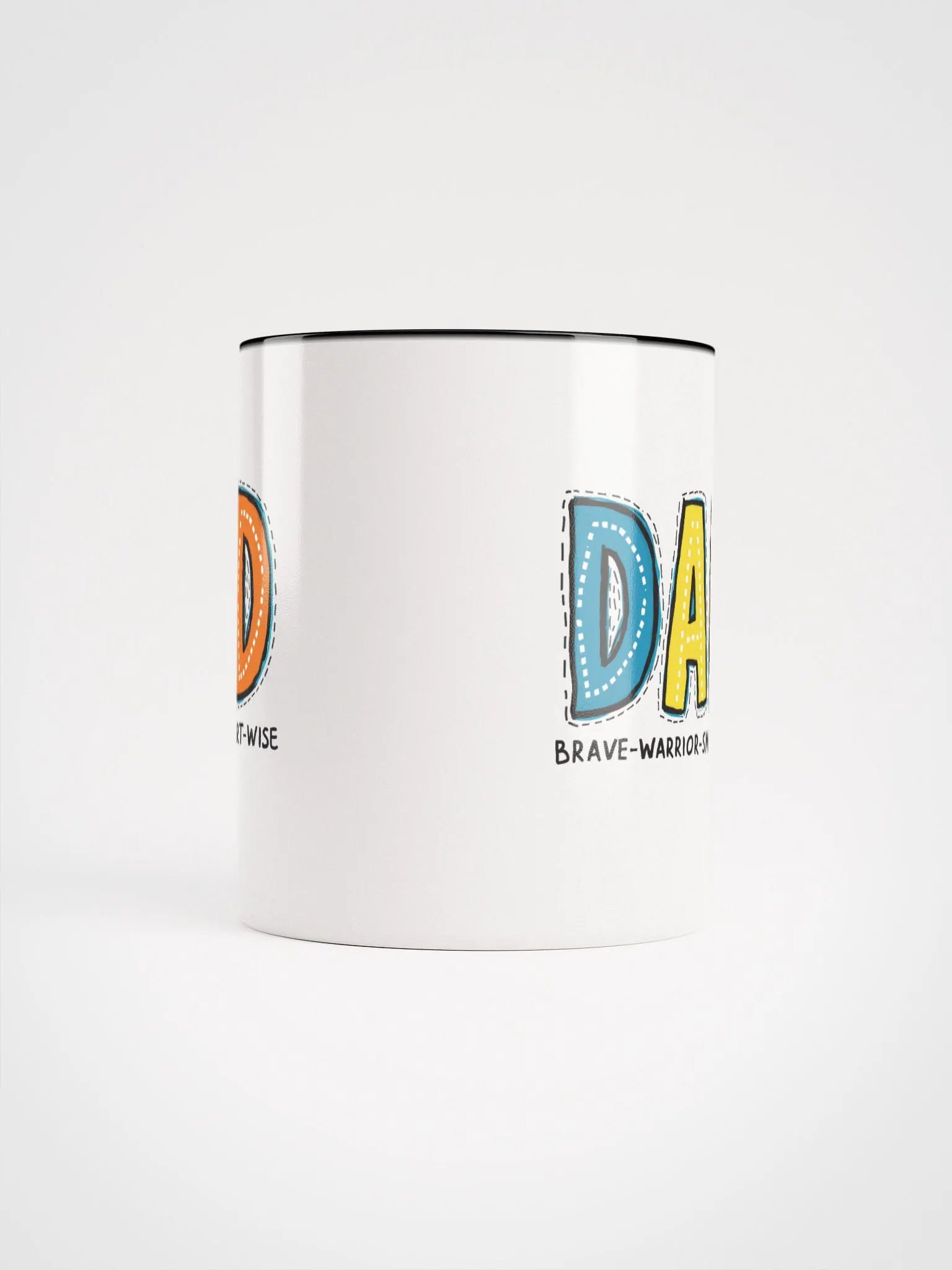DAD- Brave, Warrior, Smart, Wise Coffee Mug product image (5)