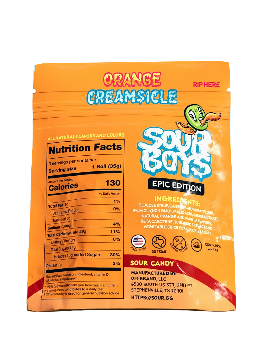 Orange Creamsicle SourBoys product image (2)