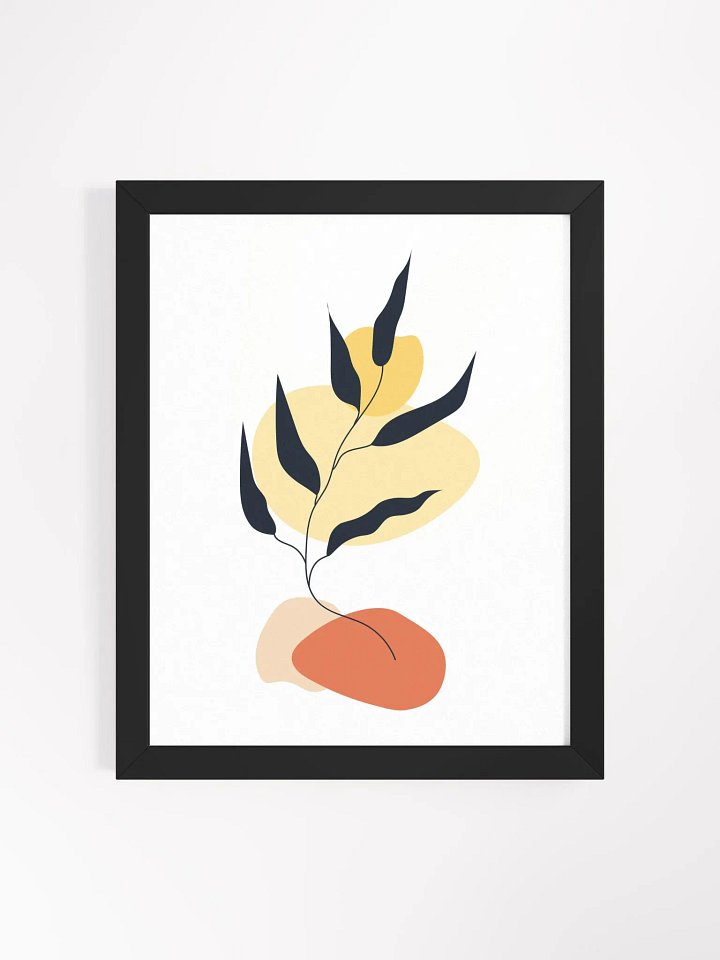 Golden Botanical Elegance Framed Poster product image (14)