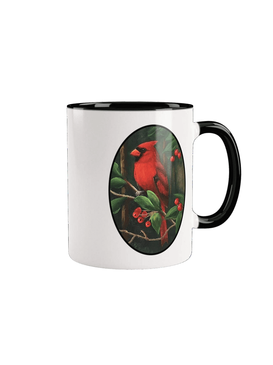 Whimsical Cardinal Ceramic Mug product image (1)