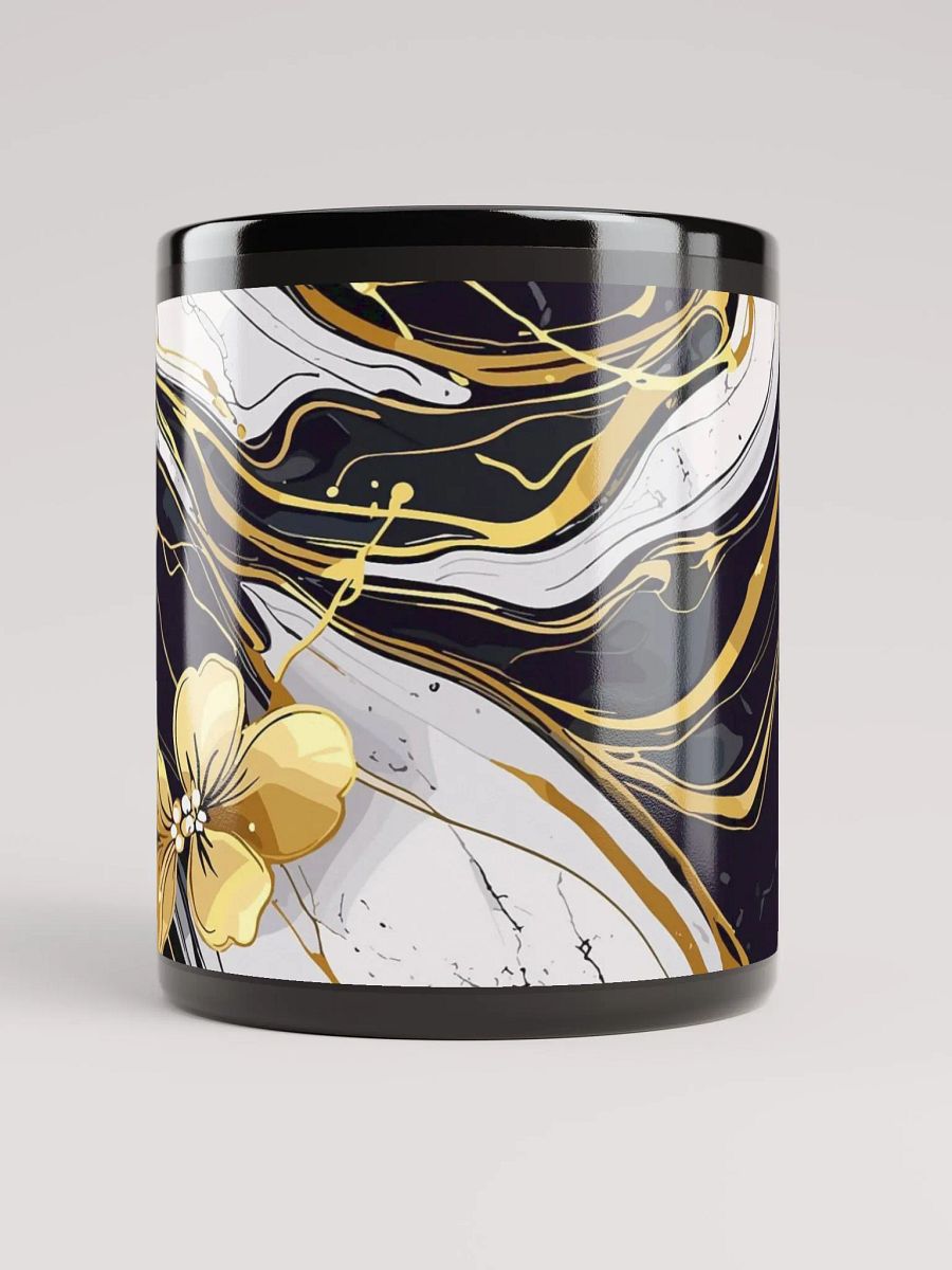 Elegant Flow Black Marble Mug product image (2)
