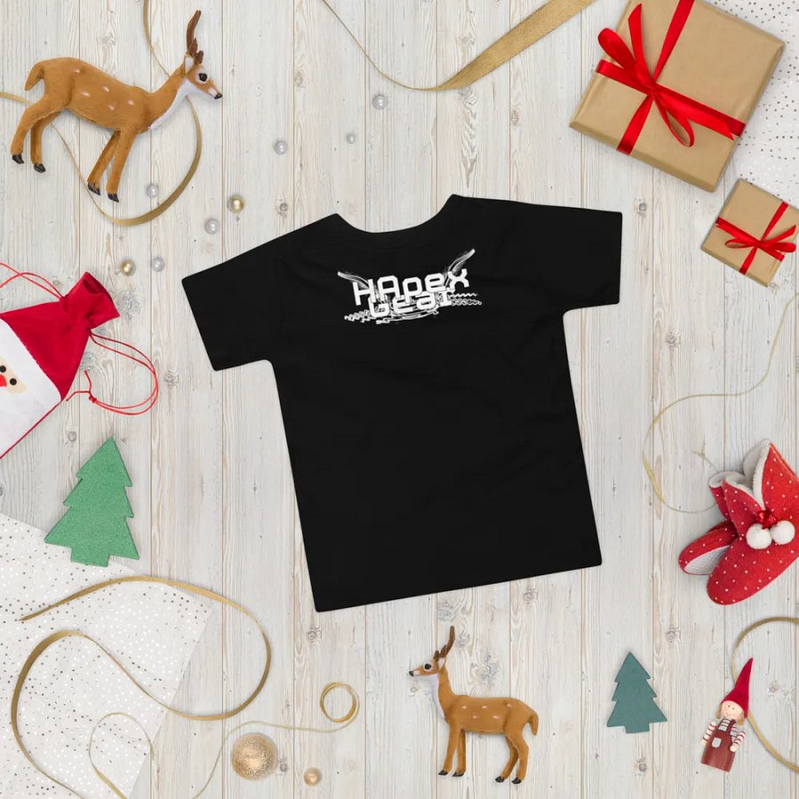 Toddler T-Shirt - White HApex Gear Black Logo product image (5)