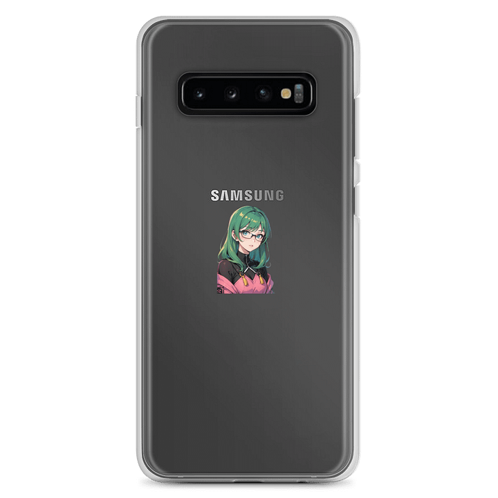 (GREEN WAIFU) K Clear Case for Samsung product image (2)