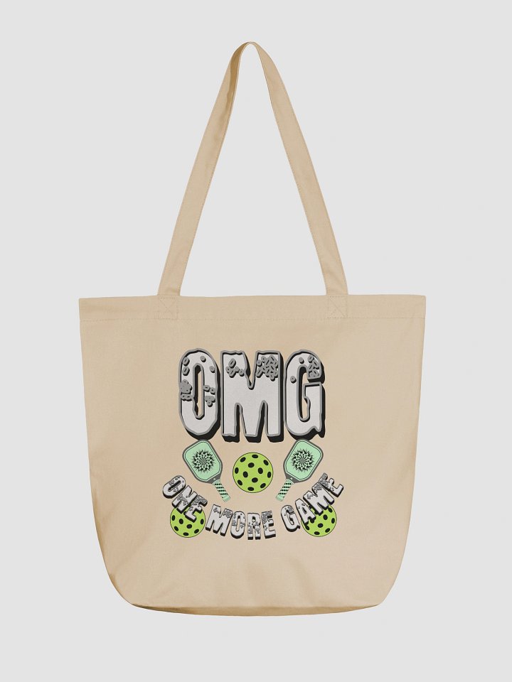 OMG One More Time Pickleball Block Paradise Tote Bag product image (5)