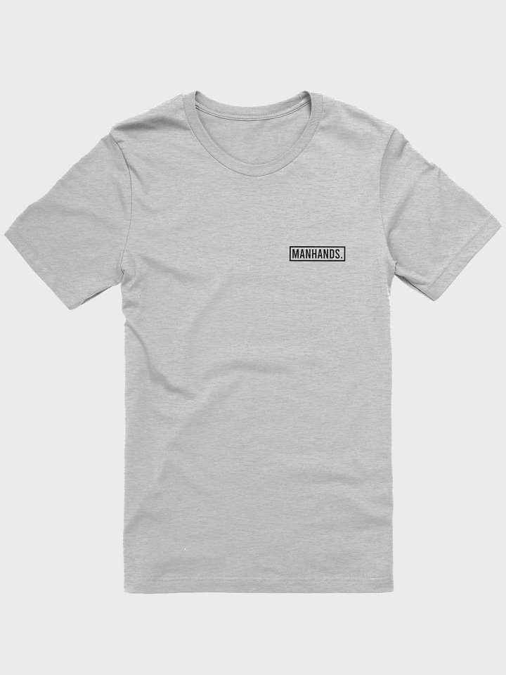 Unisex Bella+Canvas Supersoft T-Shirt by MANHANDS. (Black Logo Variant) product image (7)