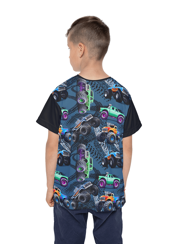 Monster Trucks Seamless Pattern product image (2)