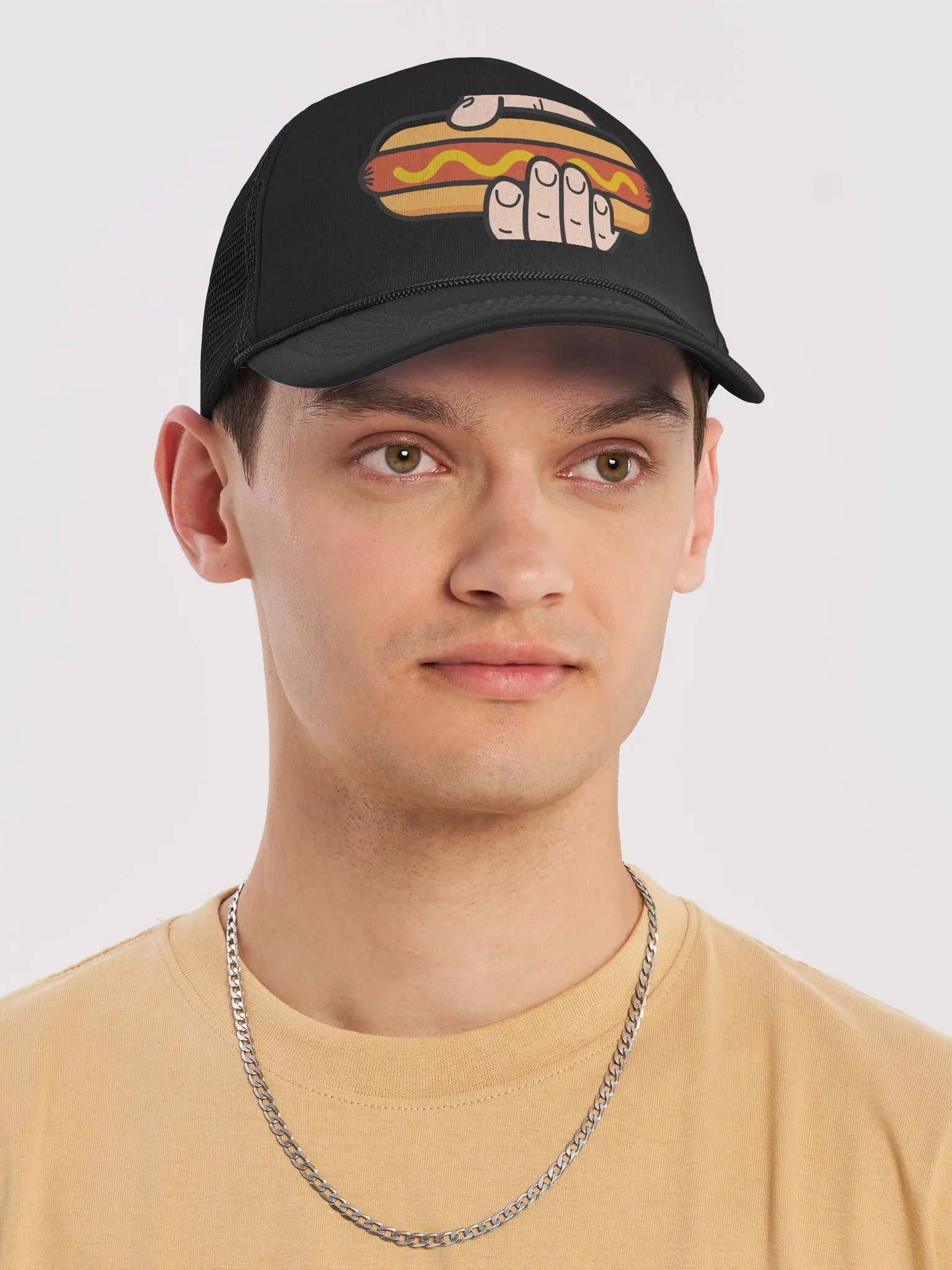 Hotdog & Handshake Trucker Hat product image (25)