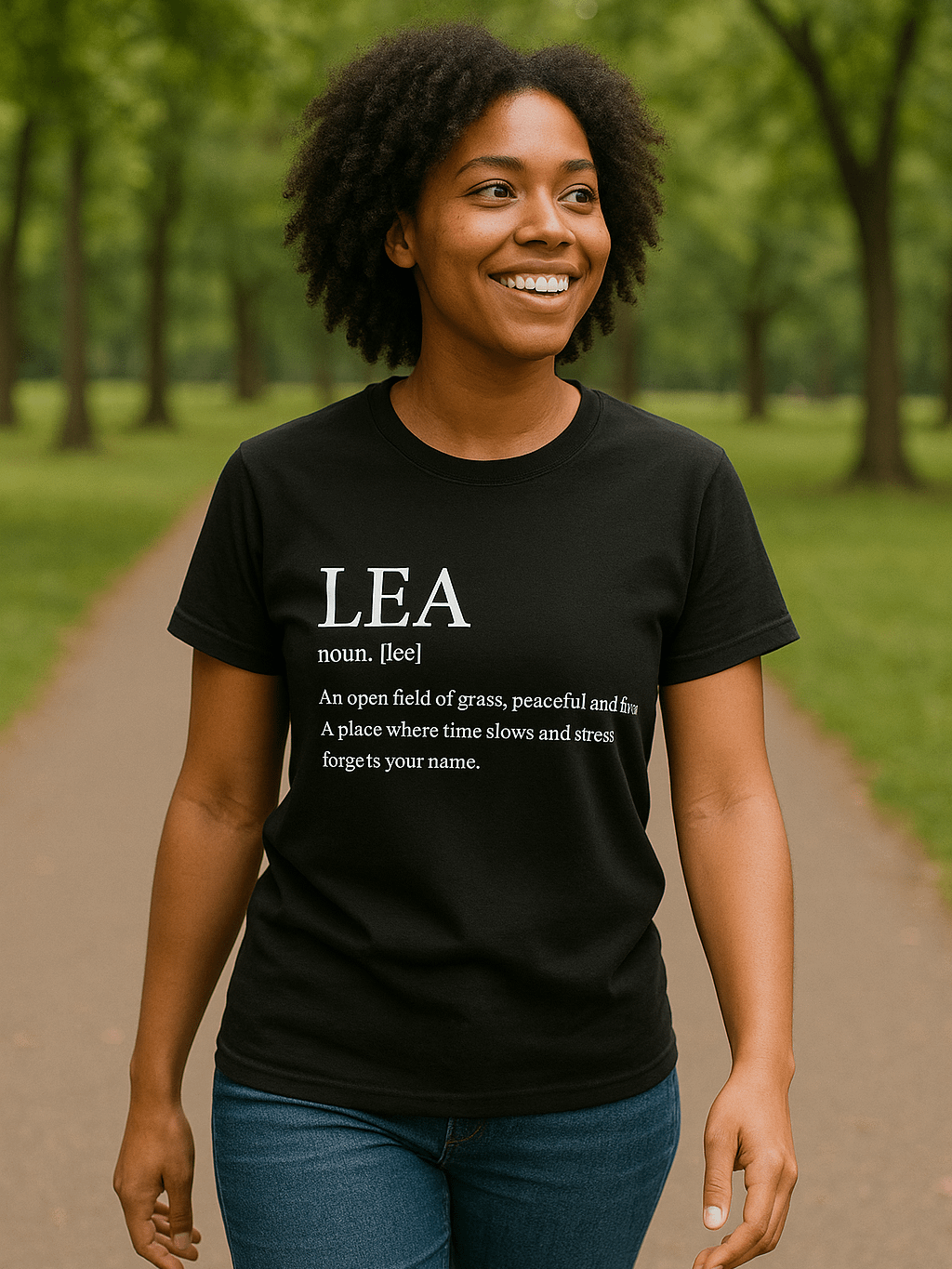 LEA™ Definition – Find Your Peace Unisex Tee product image (2)