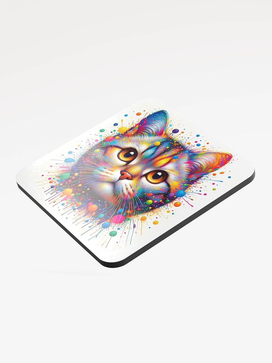 Glossed Cork Coaster: American Shorthair product image (3)