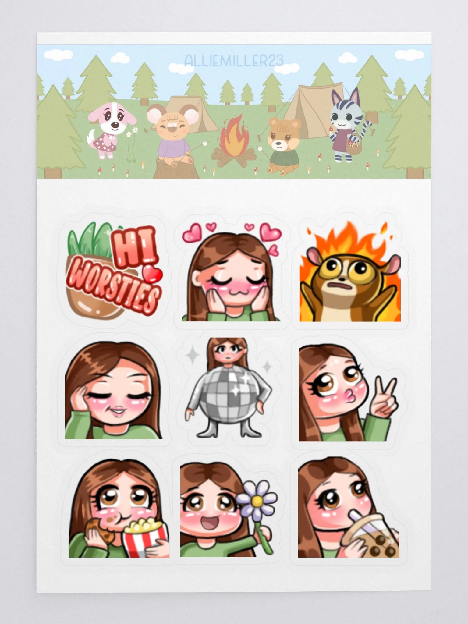 The Favorites Emote Sticker Pack product image (3)