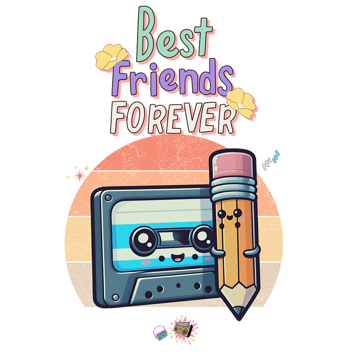 Cassette and Pencil BFF product image (2)