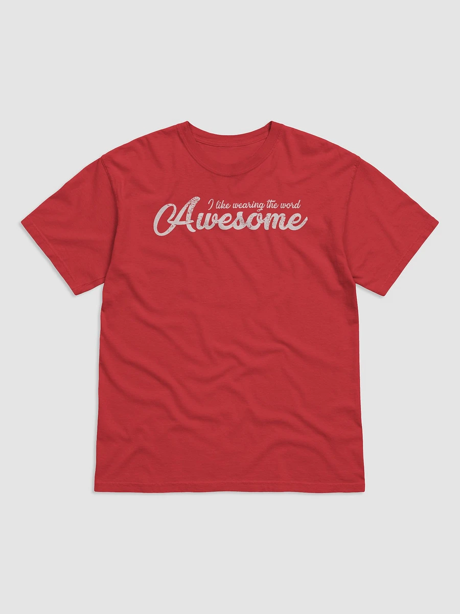 I Like Wearing the Word AWESOME! Comfort Colors Garment-Dyed Heavyweight T-Shirt product image (29)
