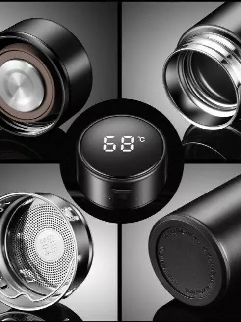 SMART THERMOS VACUUM FLASK STAINLESS STEEL WATER BOTTLE WITH TEMPERATURE DISPLAY product image (4)