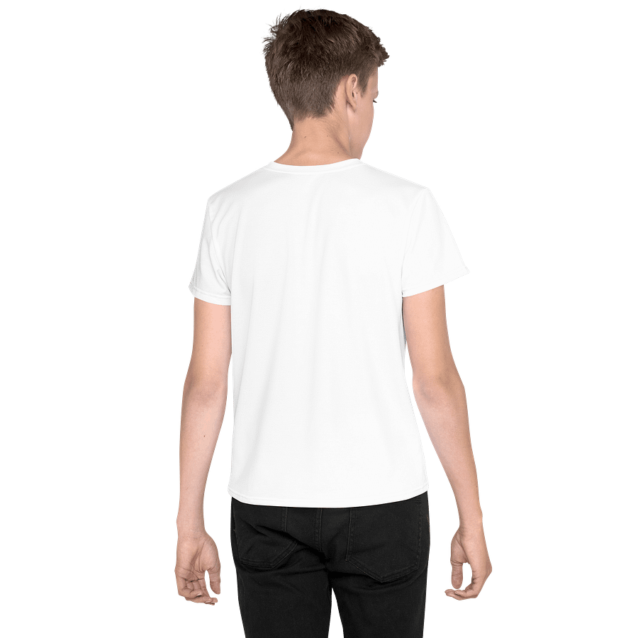 Kids Youth Crew Neck T-Shirt Abstract Scribbles Graffiti product image (2)