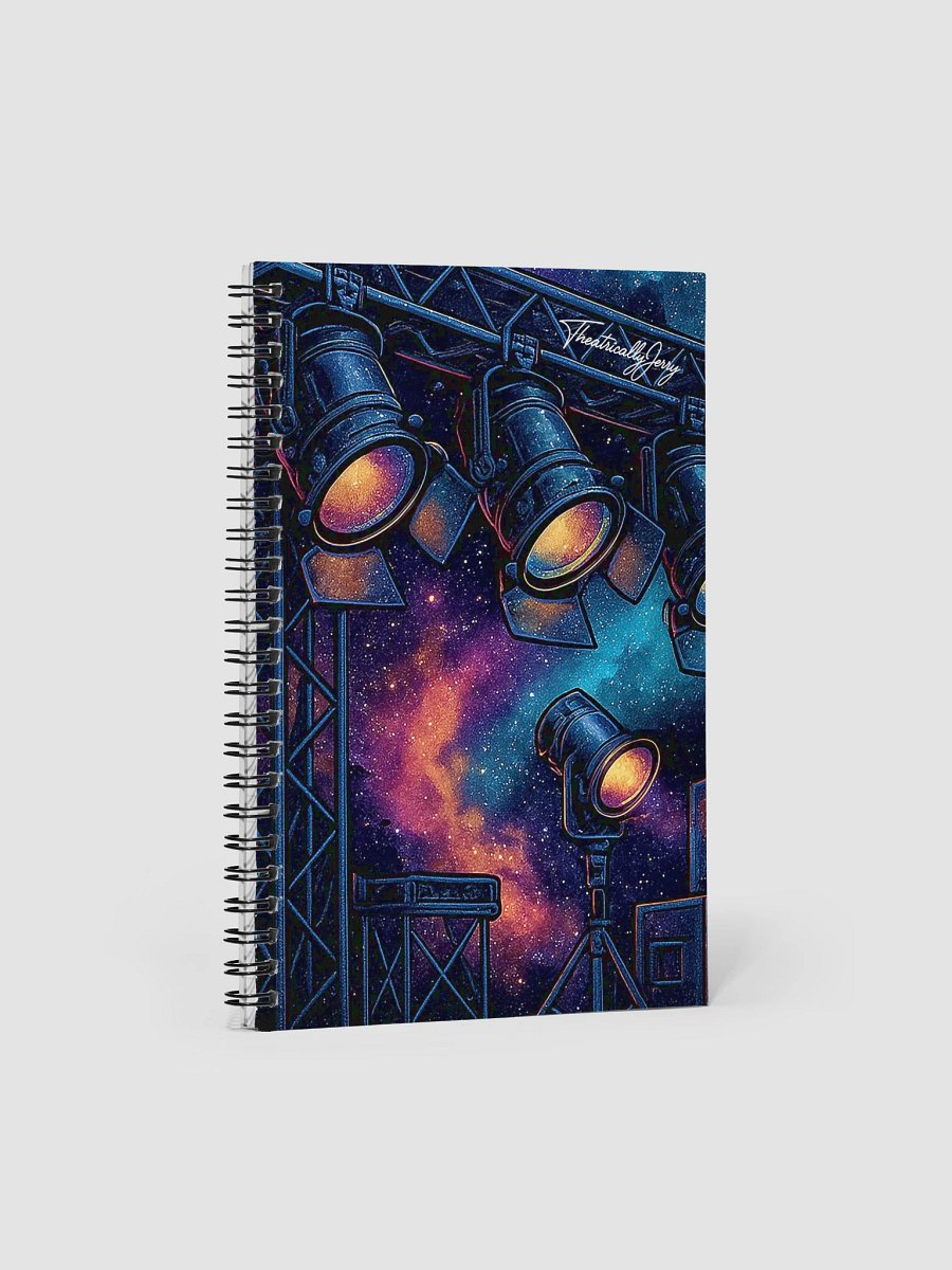 Limited Edition Theatrically Jerry Signed: "Cosmic Lights" Spiral Notebook product image (1)