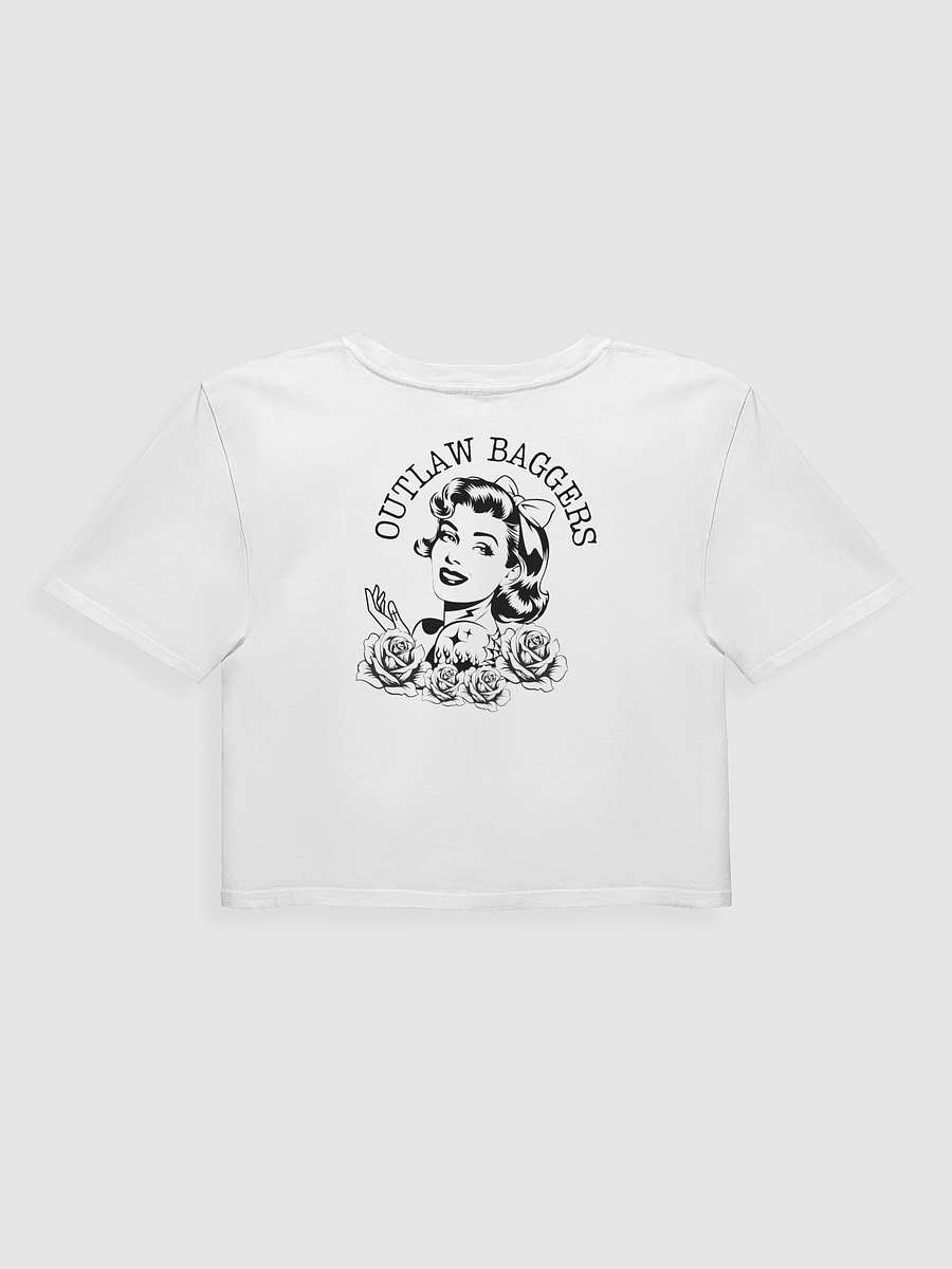 Outlaw Baggers Women Rule Crop Top Tee product image (3)