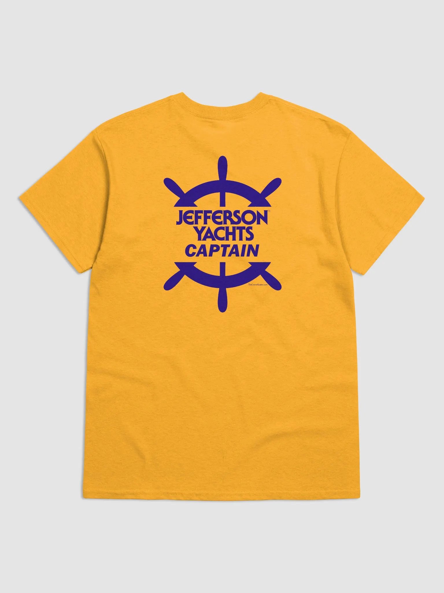 Jefferson Captain - T-Shirt - Light Shirt w/Blue Logo product image (4)