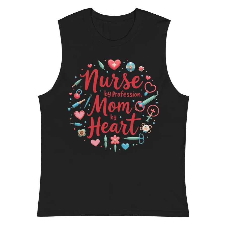 mom Nurse by Heart Muscle Tank product image (3)