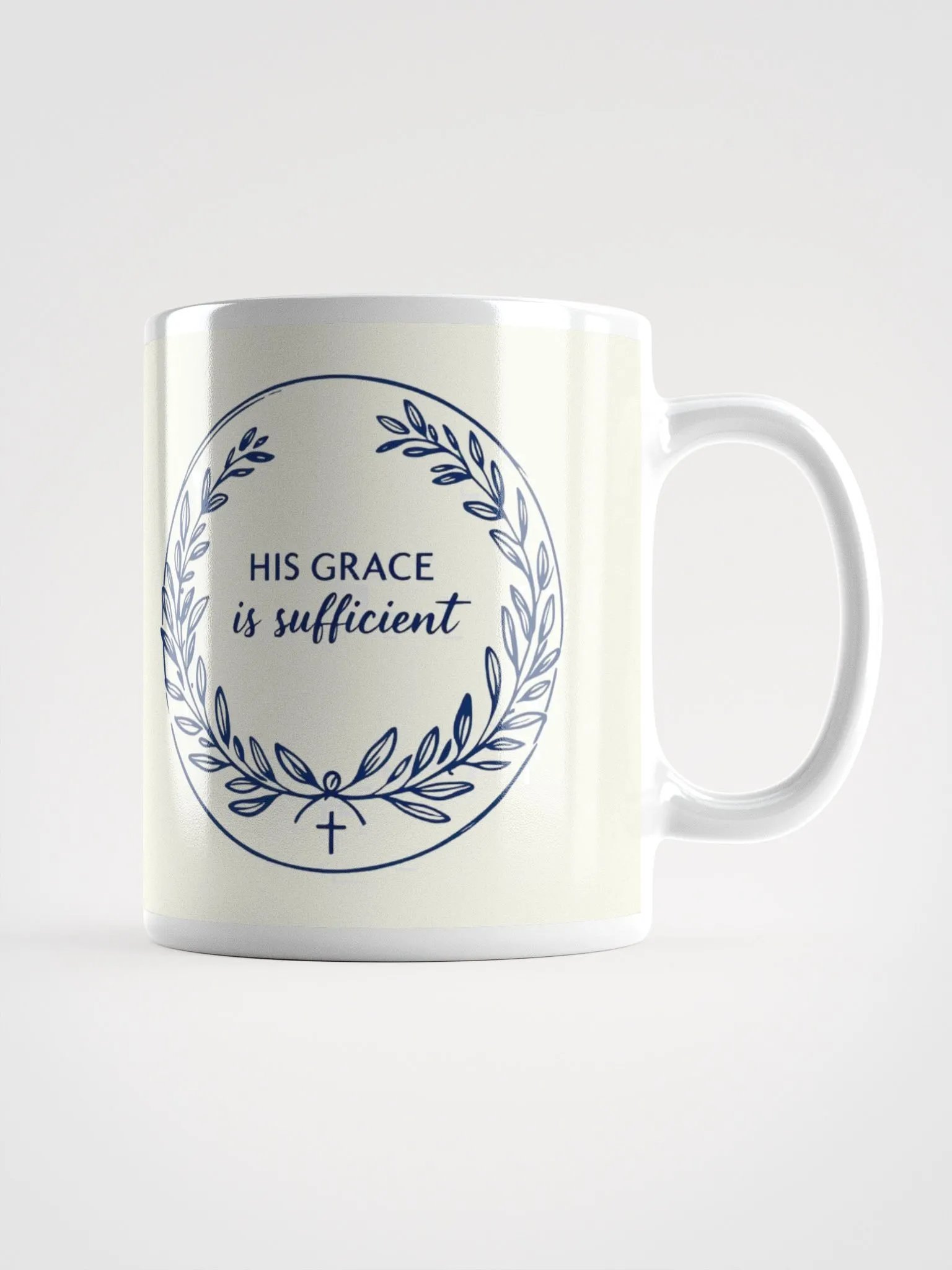 His Grace is Sufficient Christian Mug | 2 Corinthians 12:9 product image (1)