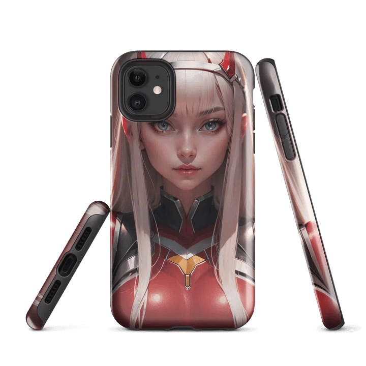 Zero Two iPhone Tough Case – Darling in the Franxx’s Iconic Pilot product image (1)