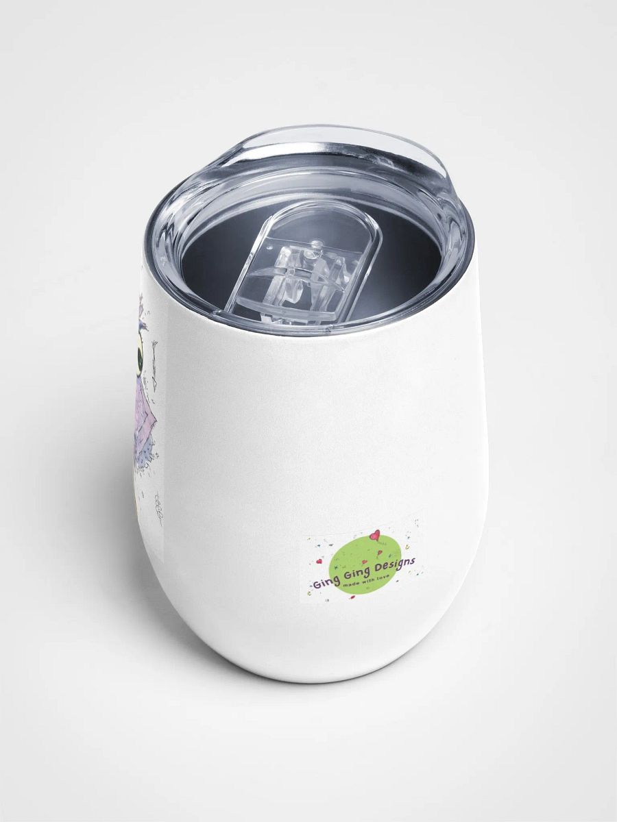 Ging Ging Grumpy Bird Wine Tumbler product image (4)