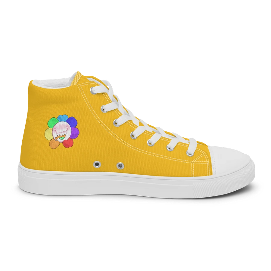Yellow and White Flower Sneakers product image (7)