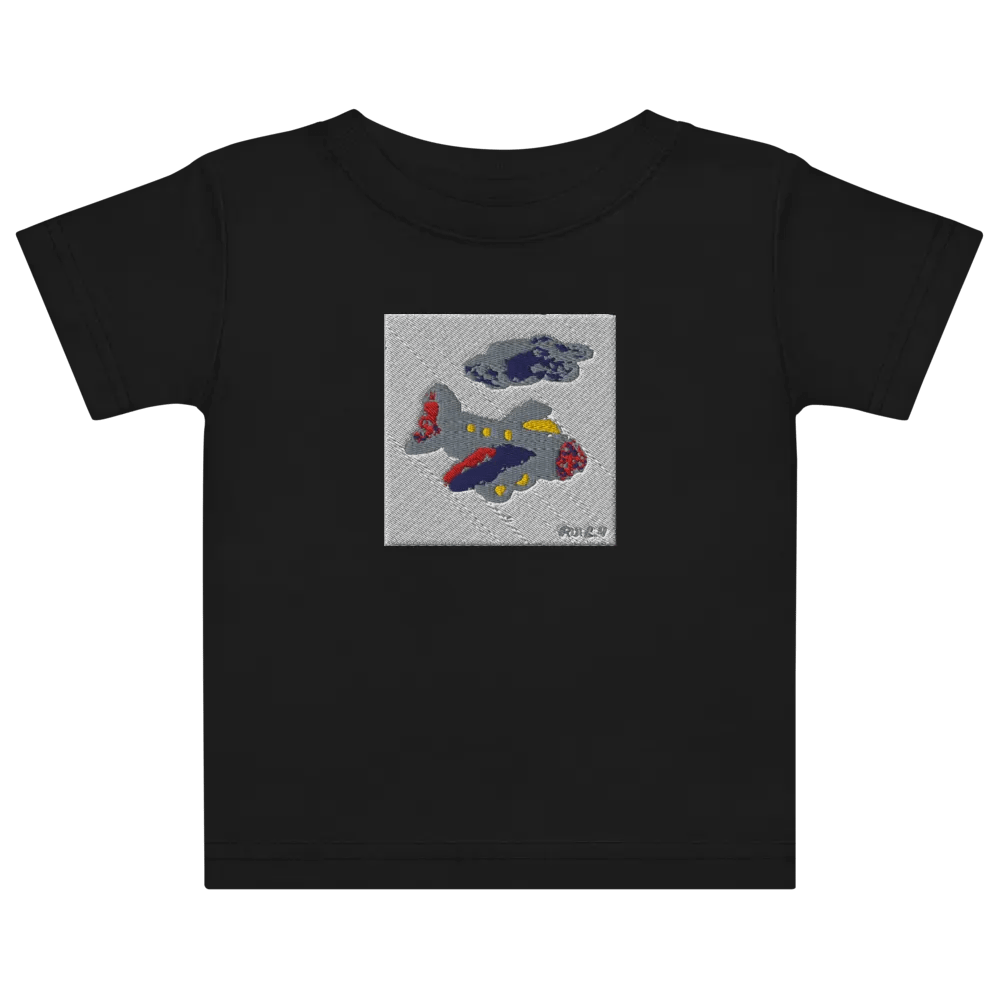 Kid Airplane (Rabbit Skins Baby Jersey T-Shirt) product image (1)